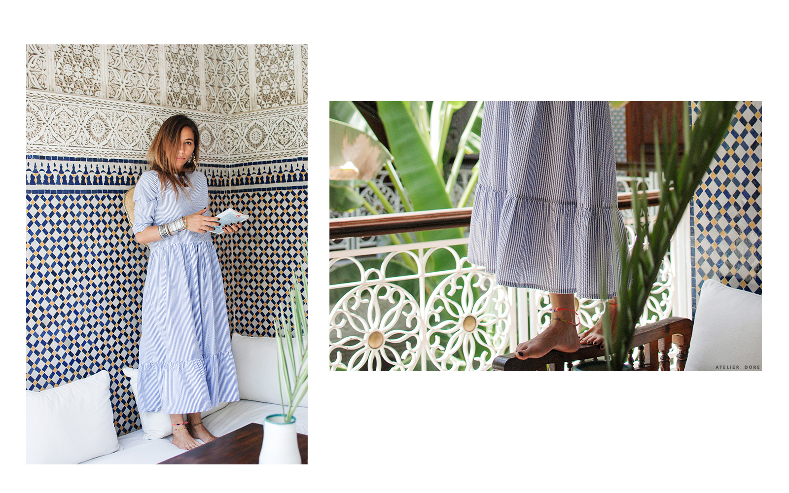 fashion 3 looks sofia morocco atelier dore